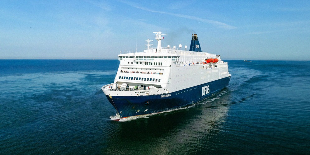 DFDS-Fähre King Seaways auf der Nordsee zwischen Amsterdam und Newcastle